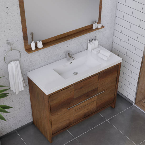 Latitude Run® Feike 60'' Double Bathroom Vanity with Acrylic Top